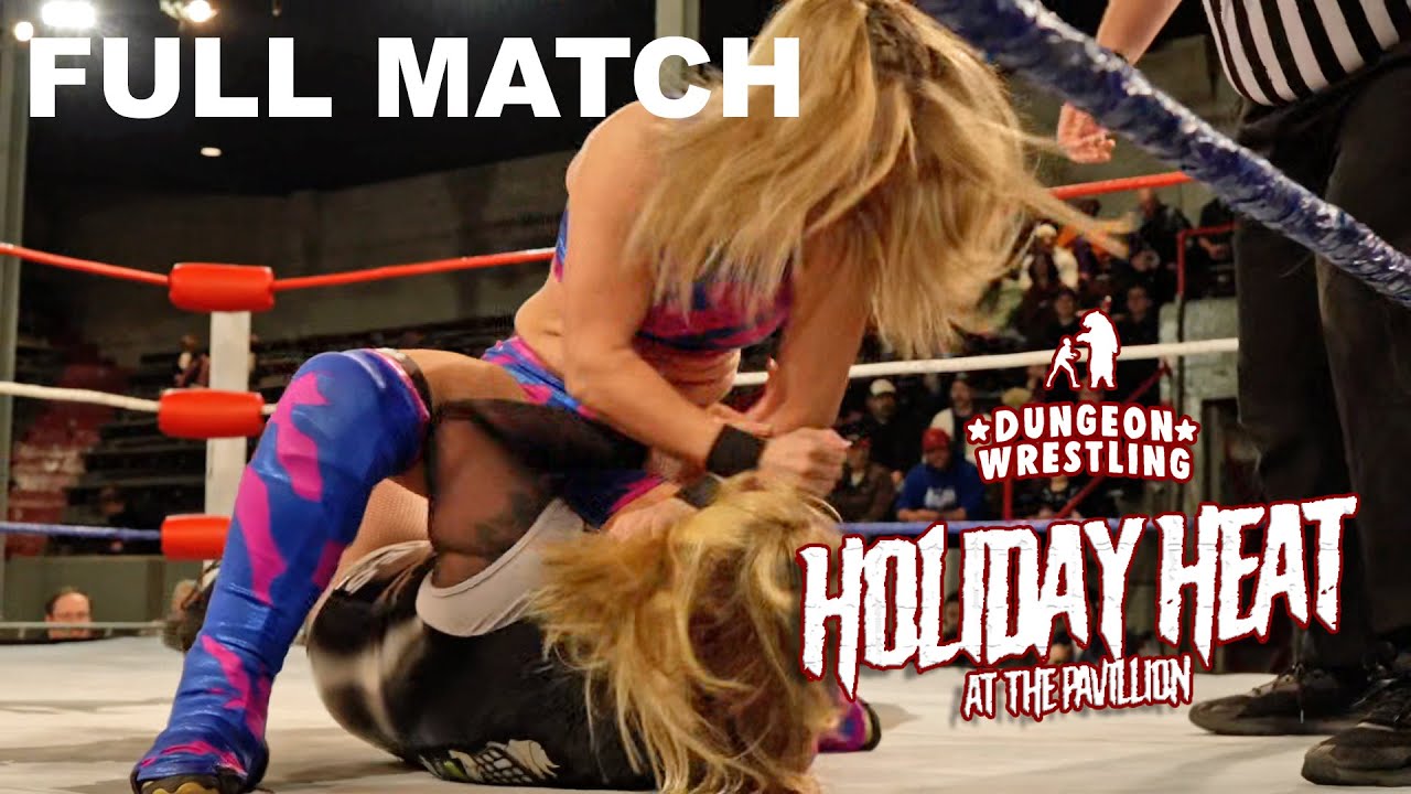 FULL MATCH: Zoë  Sager v. Taryn From Accounting - Dungeon Wrestling Holiday Heat 2023