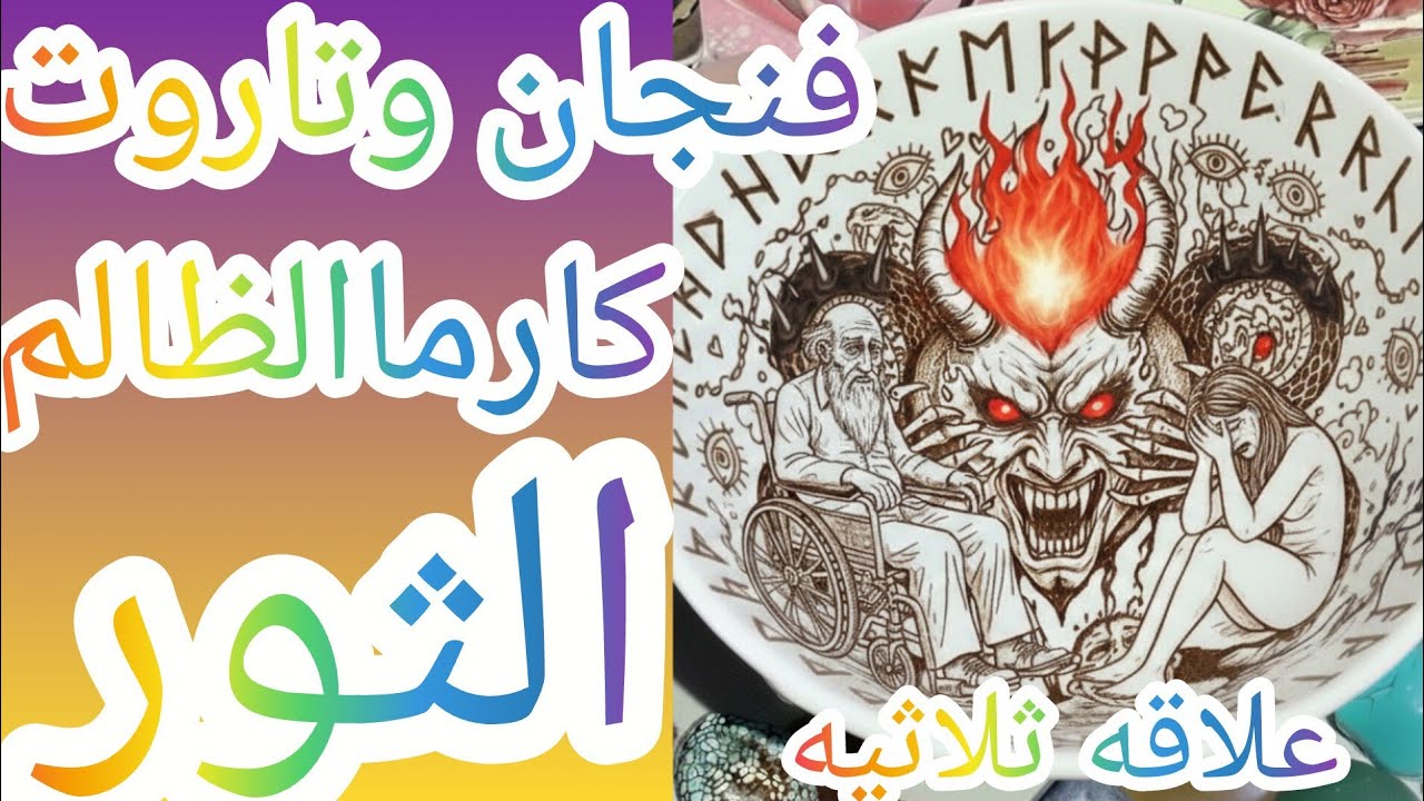 فنجان برج الثور👈كارما لظالم اتفقوا عليكم في السرو ضحكوا على طيبتك تكشف سترهم وتخليهم عبره للكل