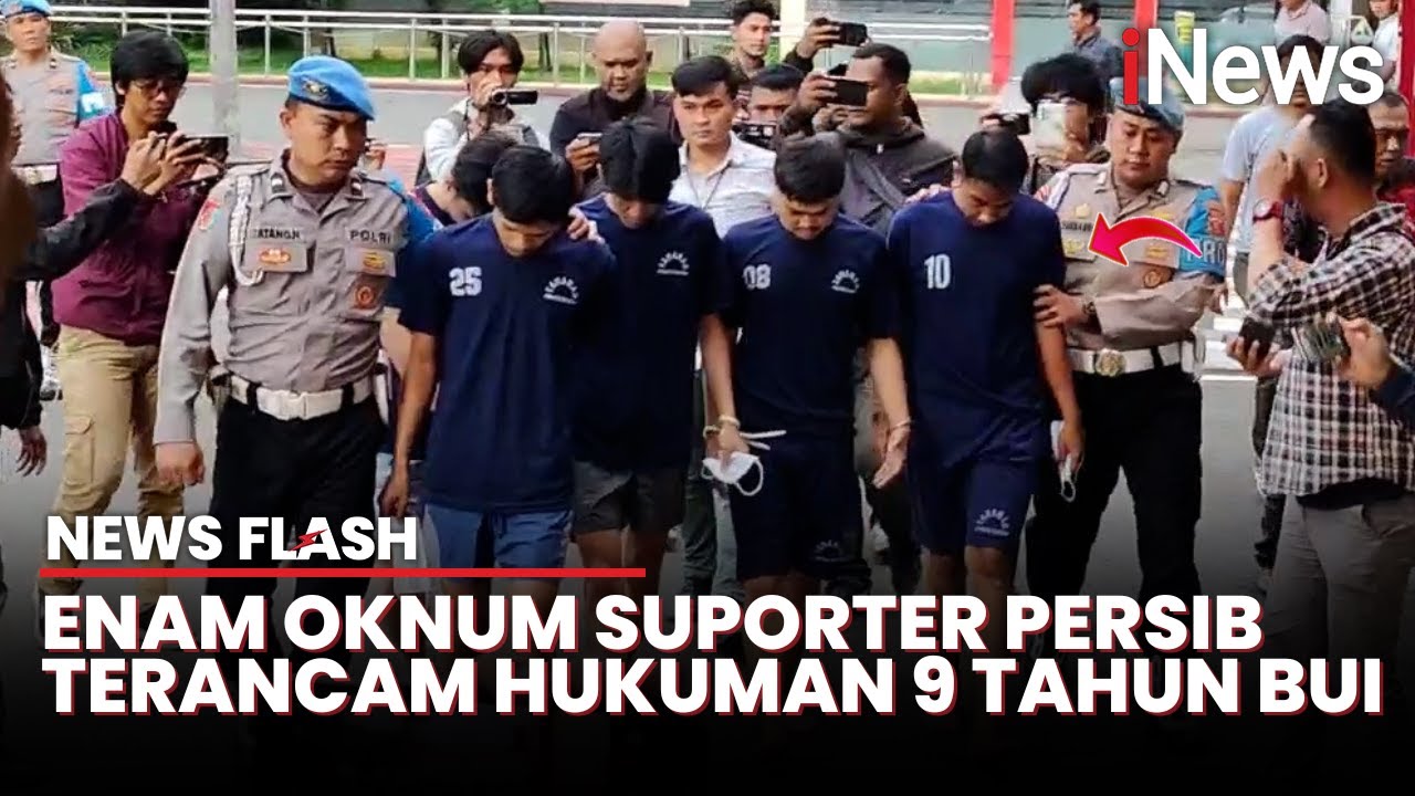 6 Oknum Bobotoh Ditangkap Usai Kerusuhan Persib vs Persija di Stadion Si Jalak Harupat