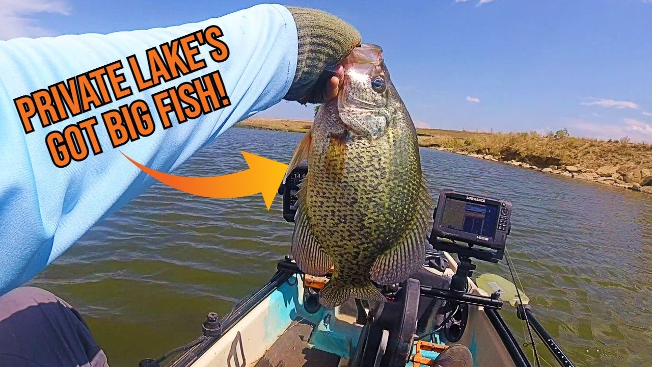 This Private Lake Has HUGE Fish!