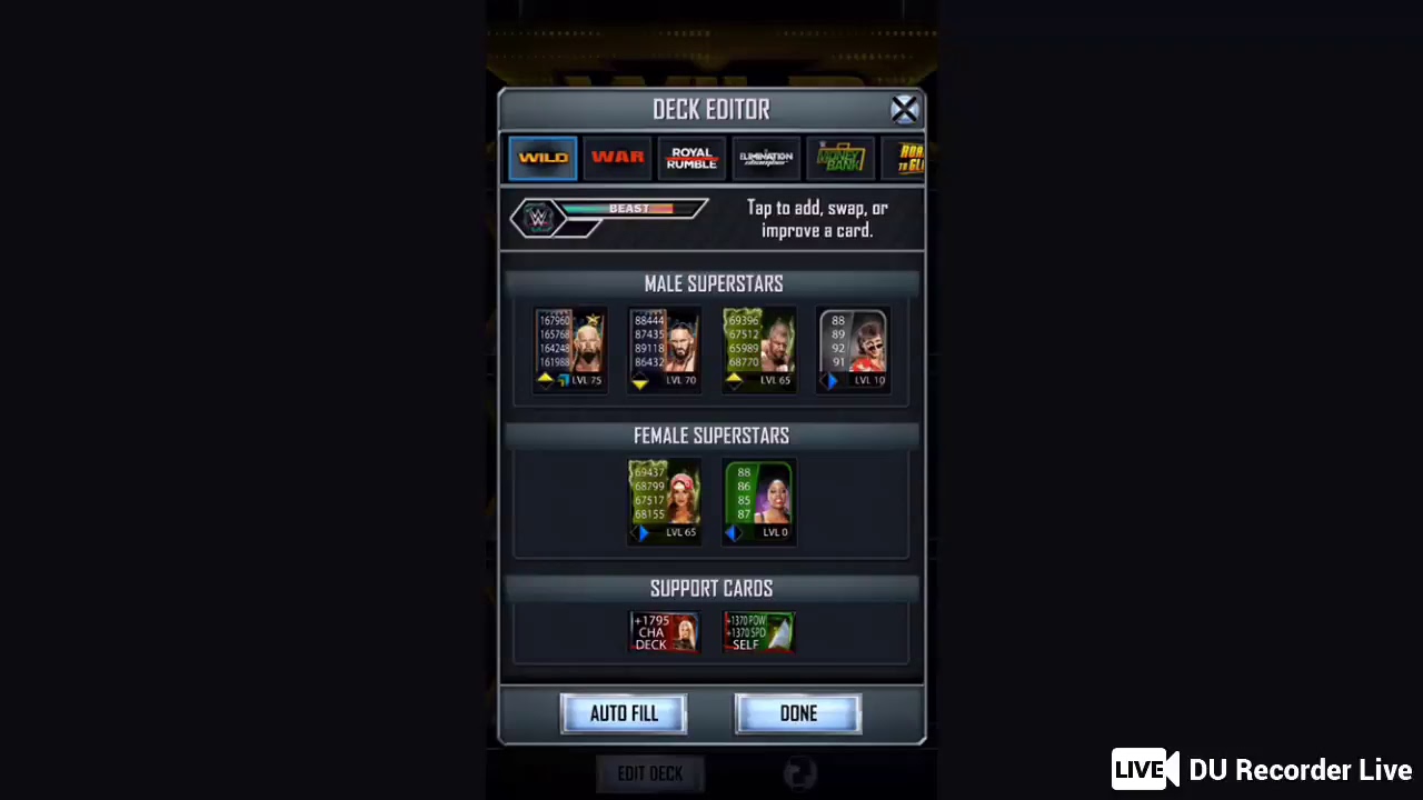 WWE Supercard Titan pull