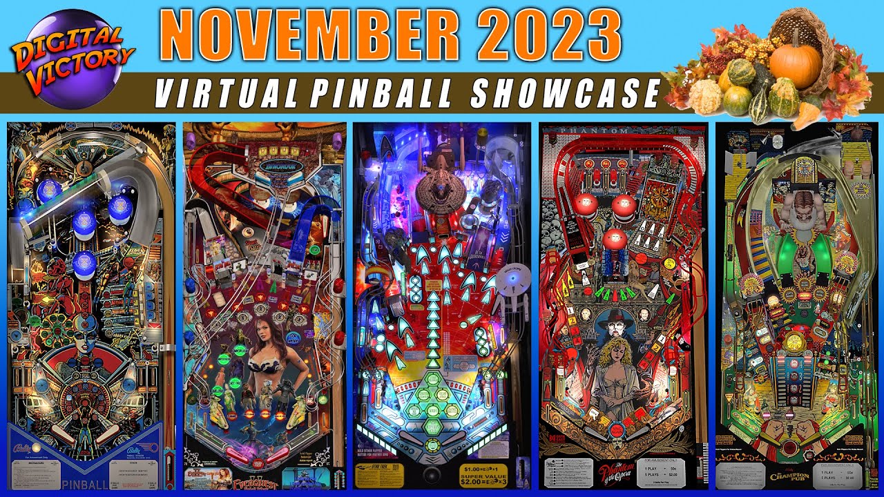 November 2023 - Top Virtual Pinball Releases