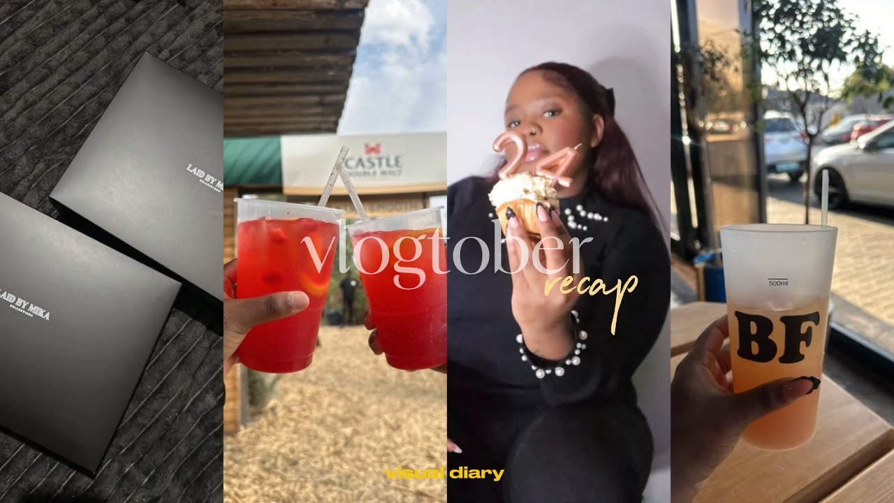 #vlog : unfiltered October recap, 24th birthday, wine tasting, work mode, spending time with friends