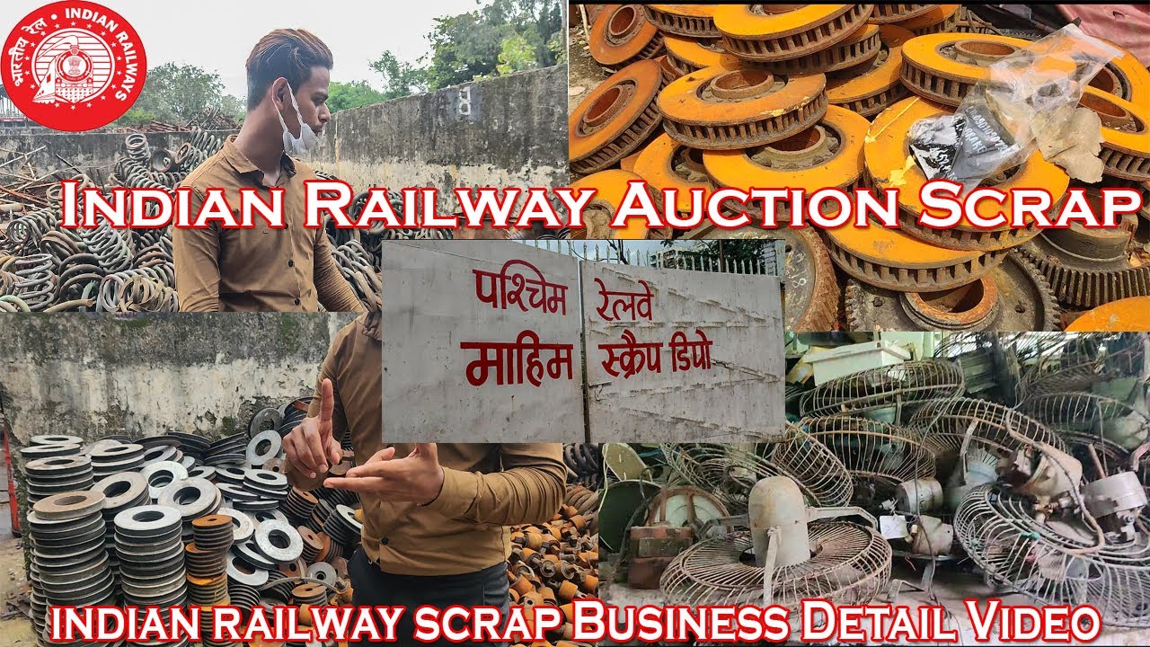 Indian Railway Auction Scrap Part 2 || Indian Railway Scrap Business Detail Video || Salmansm