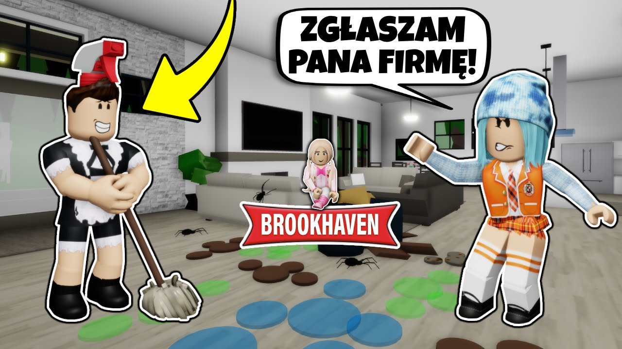OTWORZYŁEM FIRMĘ SPRZĄTAJĄCĄ NA BROOKHAVEN!🧹🏡