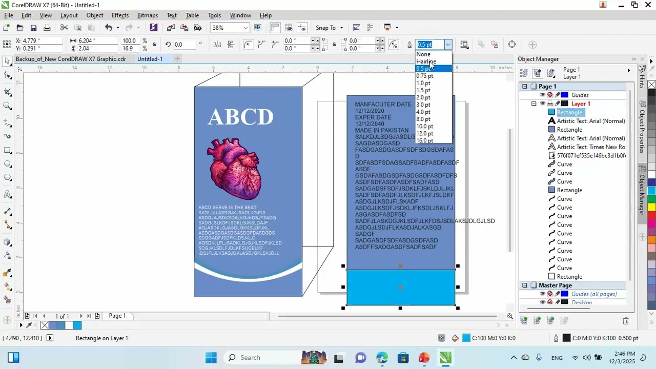 18TH CLASS IN CORELDRAW