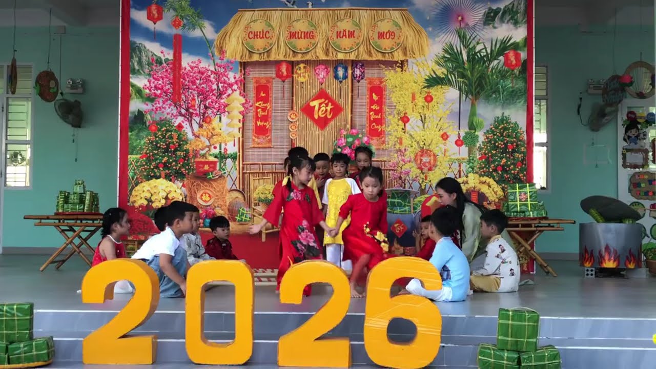 Chúc mừng năm mới Bính Ngọ 2026 Trường mầm non Bông Sen 🪷 