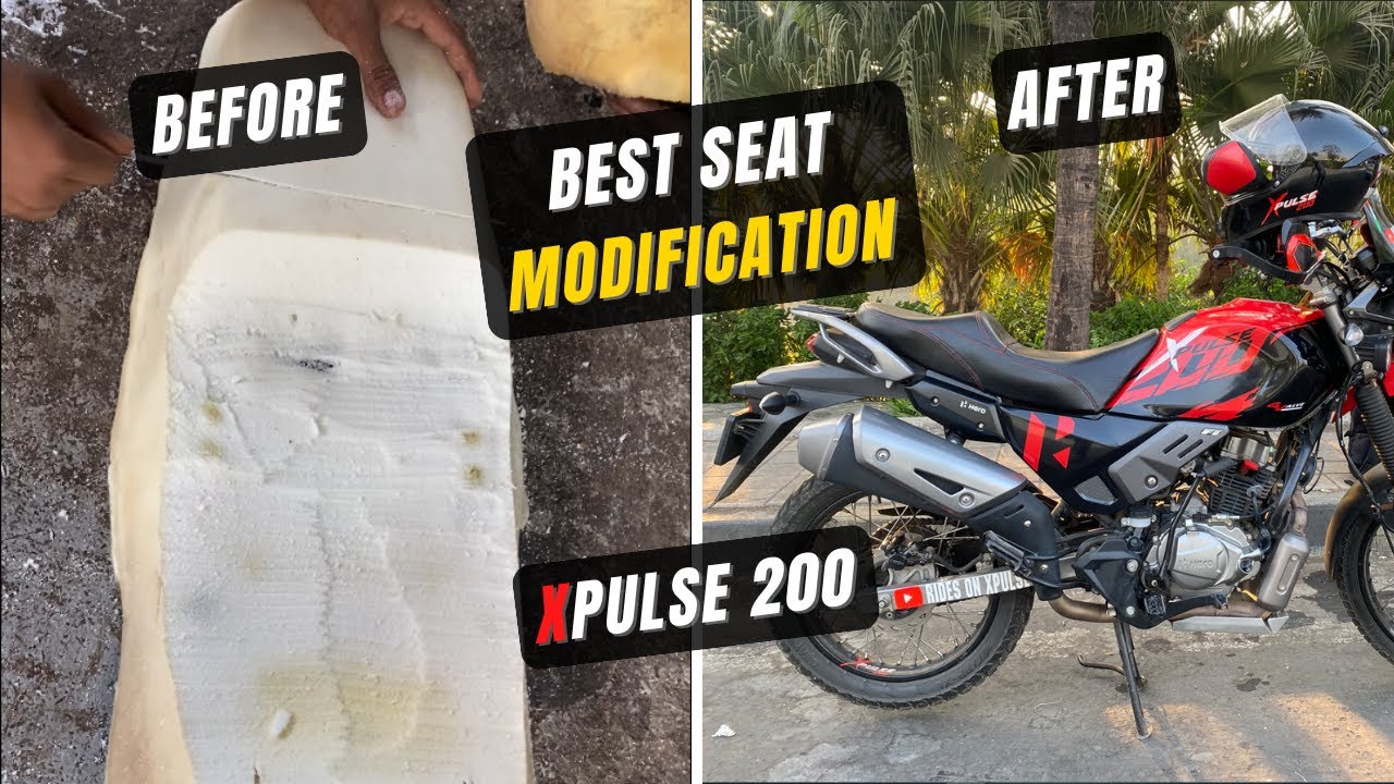 VLOG 40 - PERFECT SEAT MODIFICATION FOR XPULSE  - SEAT MODIFICATION IN MUMBAI - PERFECT SEAT ANDHERI