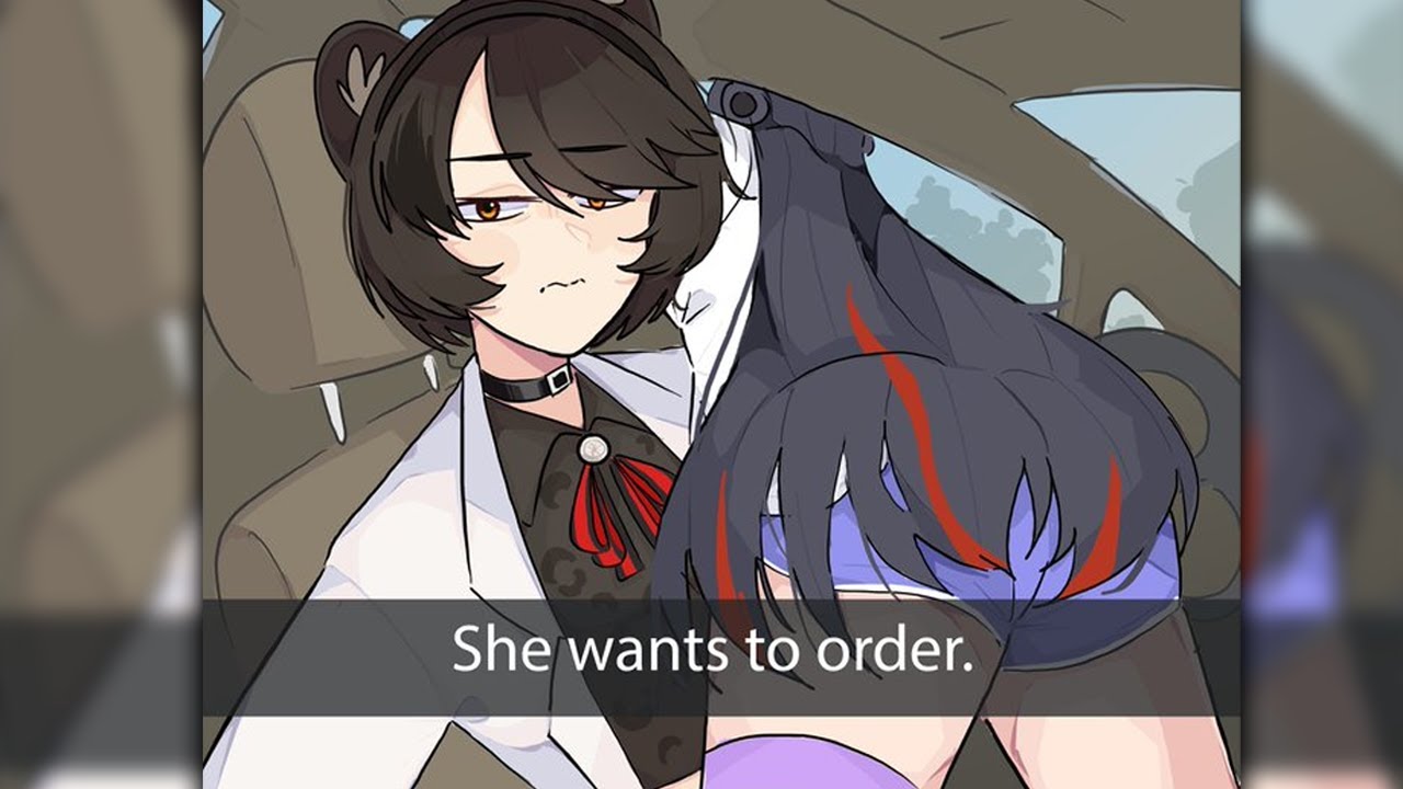 Mika gets a mental breakdown in a drivethru