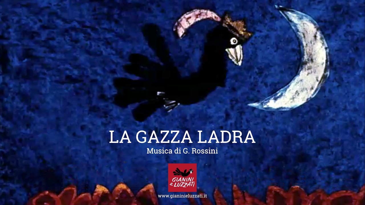 La gazza ladra (1964). Episodio di &ldquo;Omaggio a Rossini&rdquo;, di Giulio Gianini ed Emanuele Luzzati