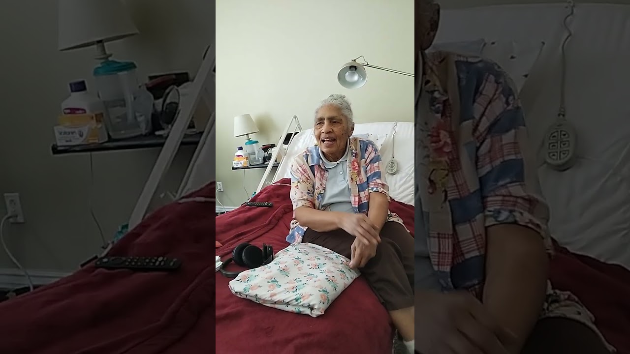 Visiting Rita's patients in private nursing home,learning how to live in old age without children