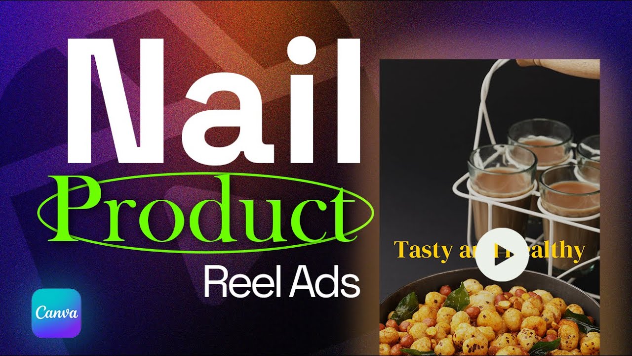 Designing a video reel Ad That Makes even BOOORING makhanas look Irresistible | CANVA video editing