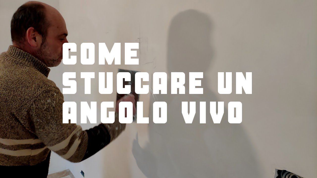 Come stuccare un angolo vivo