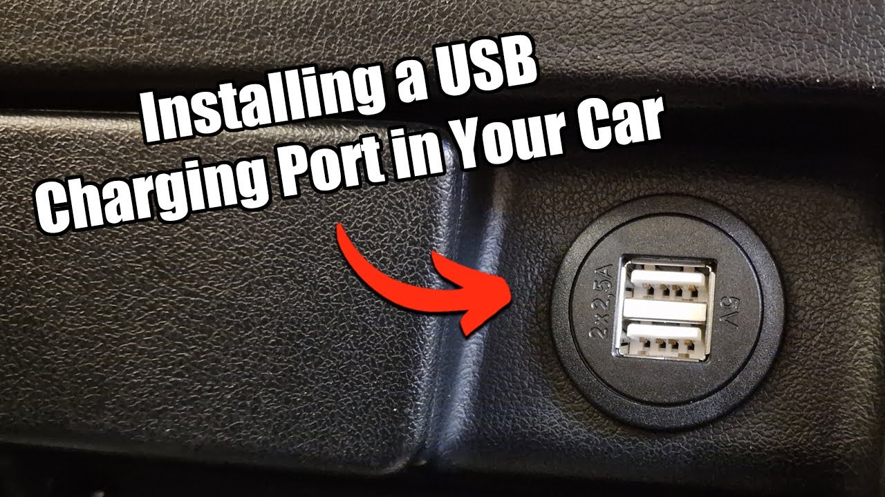 КАК УСТАНОВИТЬ USB-ПОРТ В АВТОМОБИЛЕ
