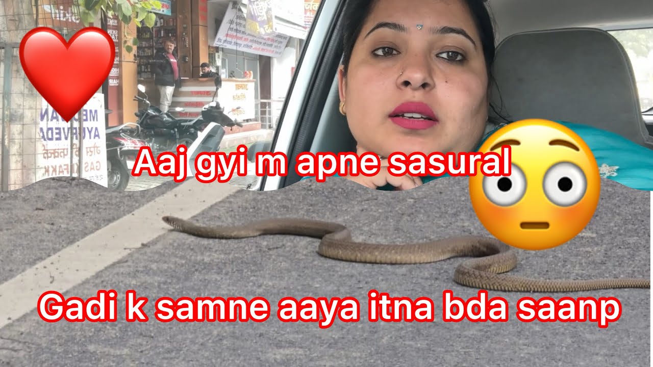 Sasural phuch gyi apne | shopping jate tym aaya saanp😳😳😳