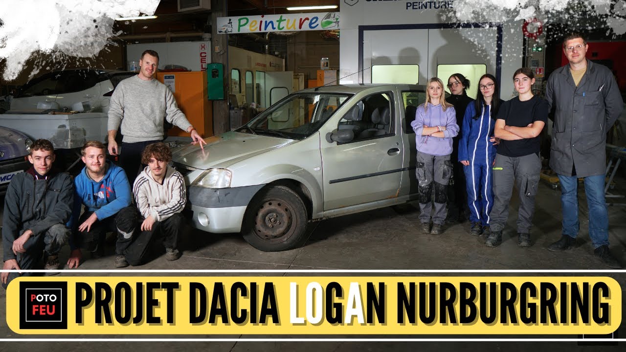 Restauration DACIA LOGAN avec un Lycée / Projet Nürburgring