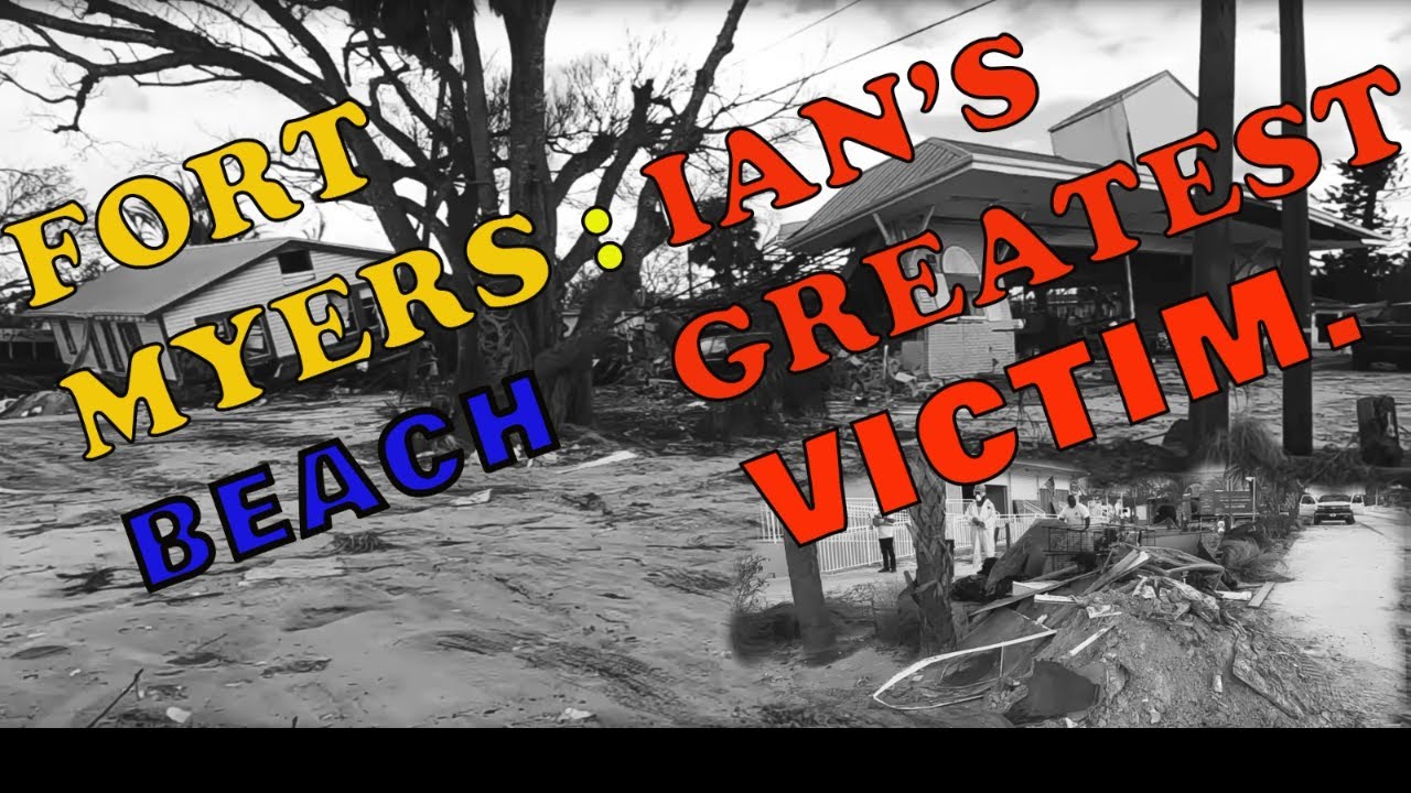Fort Myers beach two weeks after hurricane Ian