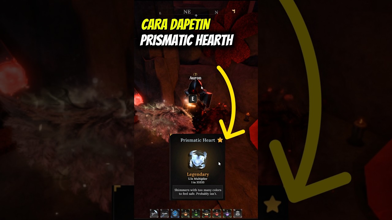 Misi pertama dragon head pickaxe prismatic Hearth, NPC Auron 