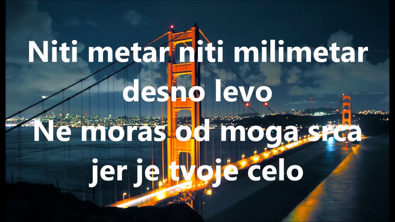 ZELJKO JOKSIMOVIC - MILIMETAR (TEKST/LYRICS)