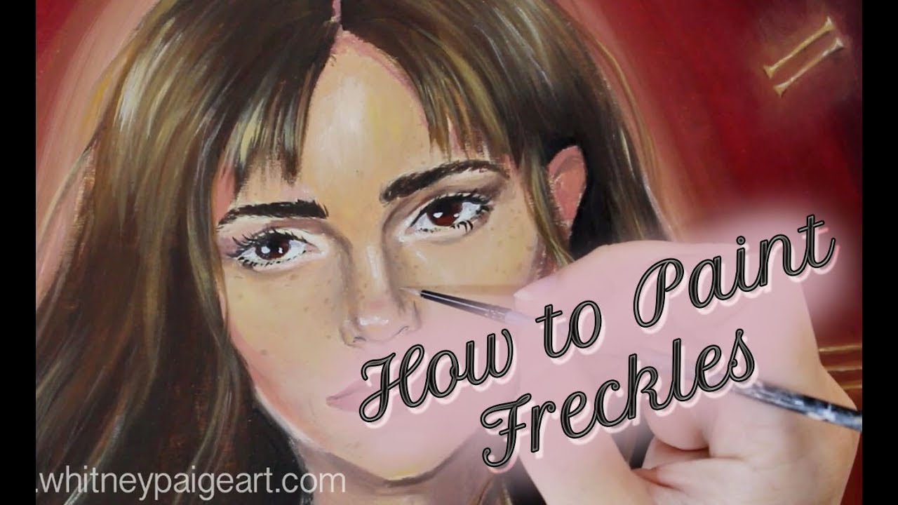 How To Paint Freckles!