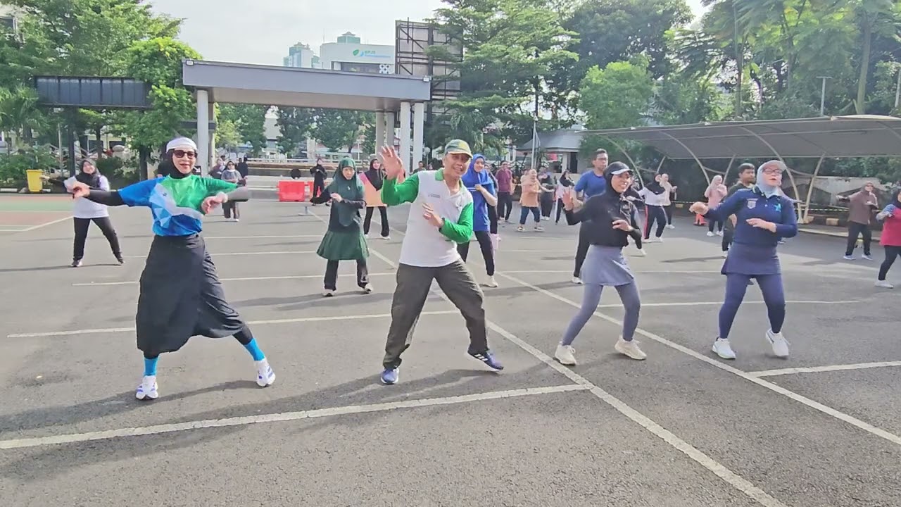 Senam Jumat Pagi (SJP) Perpusnas Salemba 2 Januari 2026 with Coach Noni #2