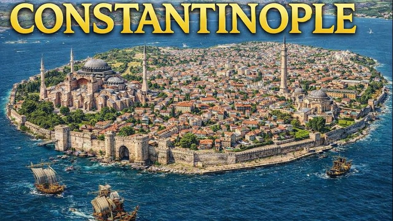 Within the Walls of the Byzantine Empire. (AI Reconstruction)