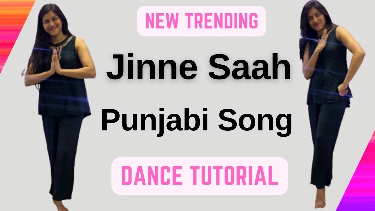 Jinne Saah Dance Tutorial | Tere Main Dil Vich Rehna | Easy Dance Steps #dancetutorial