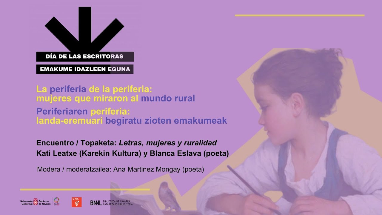Kati Leatxe, Blanca Eslava, modera: Ana Martínez Mongay. Día de las Escritoras 2024