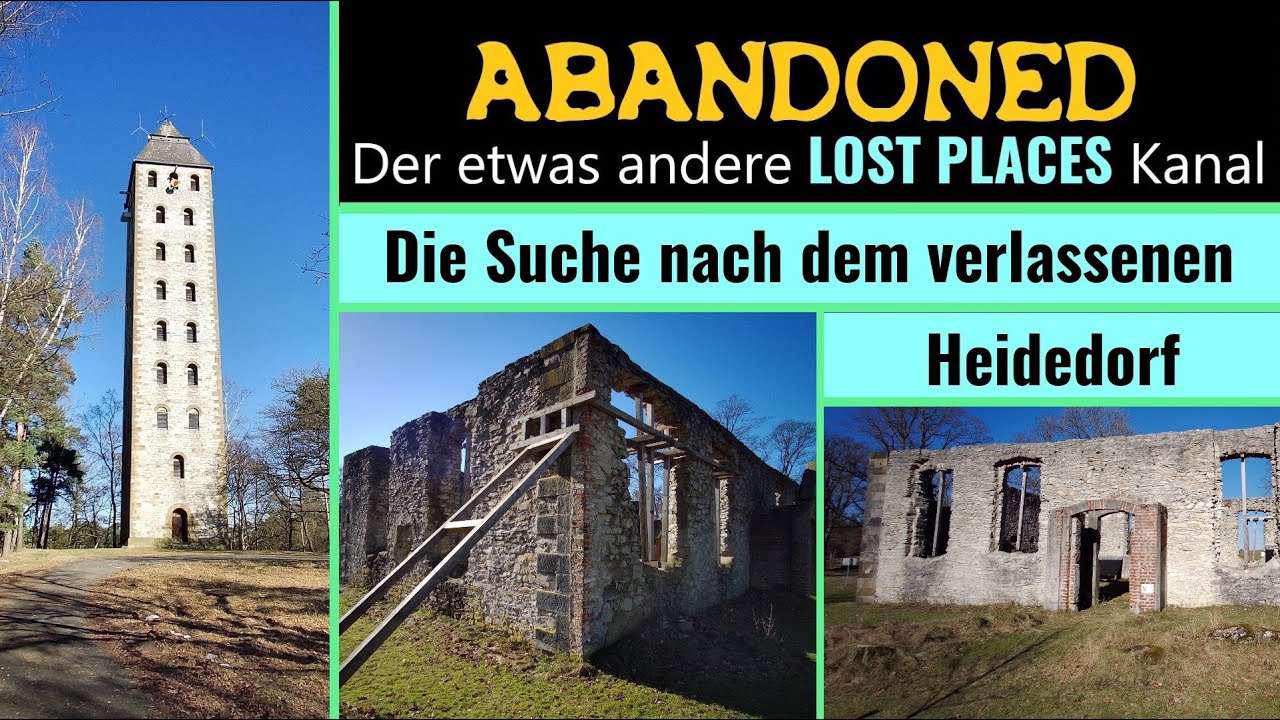 Die Suche nach den Überresten eines verlassenen Heidedorfes -Lost Place-