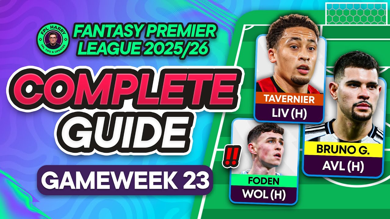 FPL GW23 COMPLETE GUIDE ⁉️ Predicting Man City's Lineup 🔮 | Fantasy Premier League Tips 2025/26