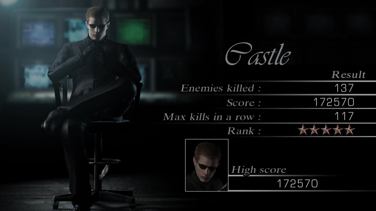 Resident Evil 4 Classico: Mercenaries Wesker. Castle