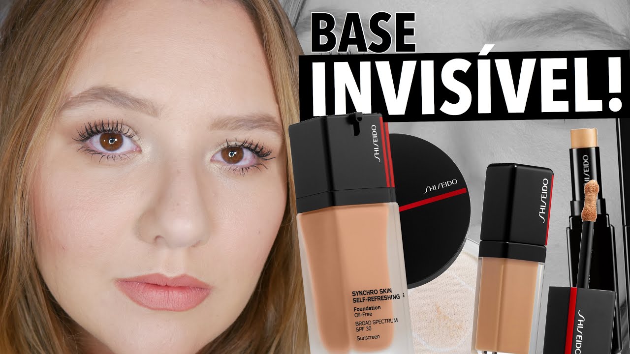 MELHOR BASE DO ANO!! SHISEIDO SYNCRO SKIN! | CANAL MQN
