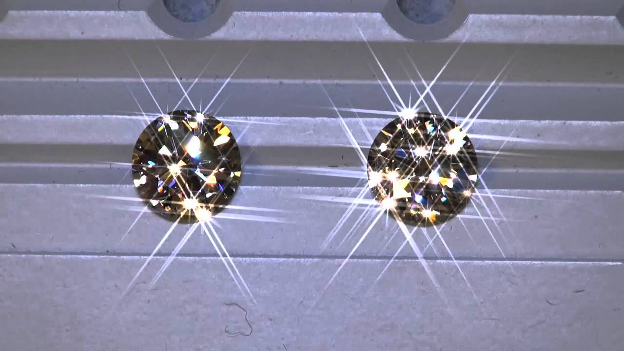 1.80ct F VS1 & 1.76ct E VS1 Round Brilliant Cut Diamonds with Ideal Light Performance