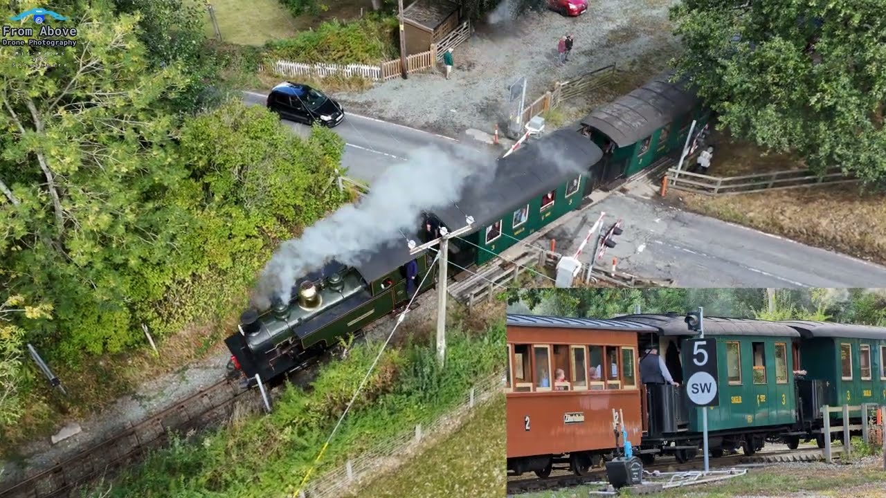 Loco No. 1877 Manning Wardle at the Welshpool and Llanfair Light Railway 2025 Gala