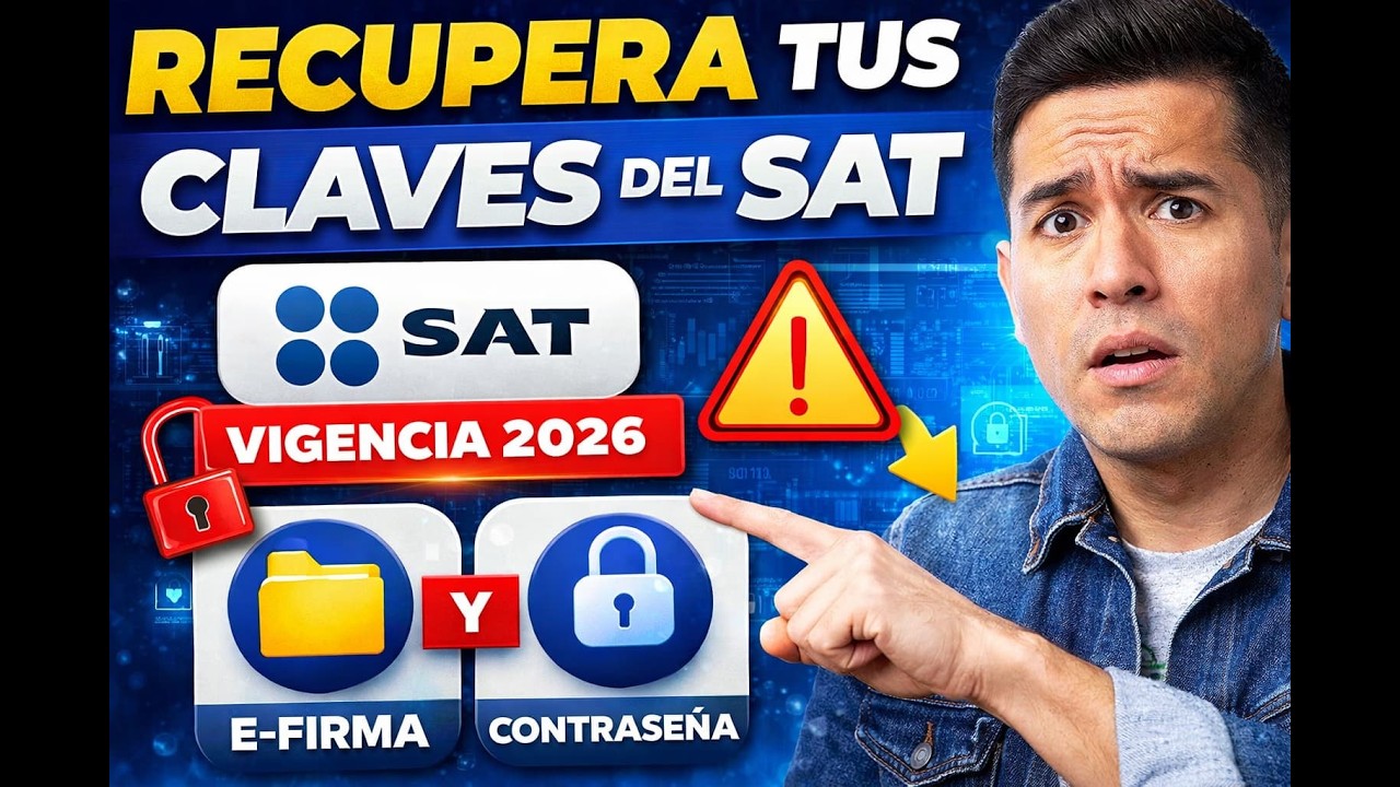 ¿Tu Contraseña del SAT ya CADUCA? 😱 e.firma vs Contraseña: Cambios 2026