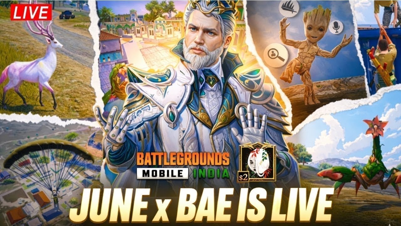JuneBAE is live  4.2 Primewood genesis 🇮🇳❤️BGMI | PUBG MOBILE 60 FPS