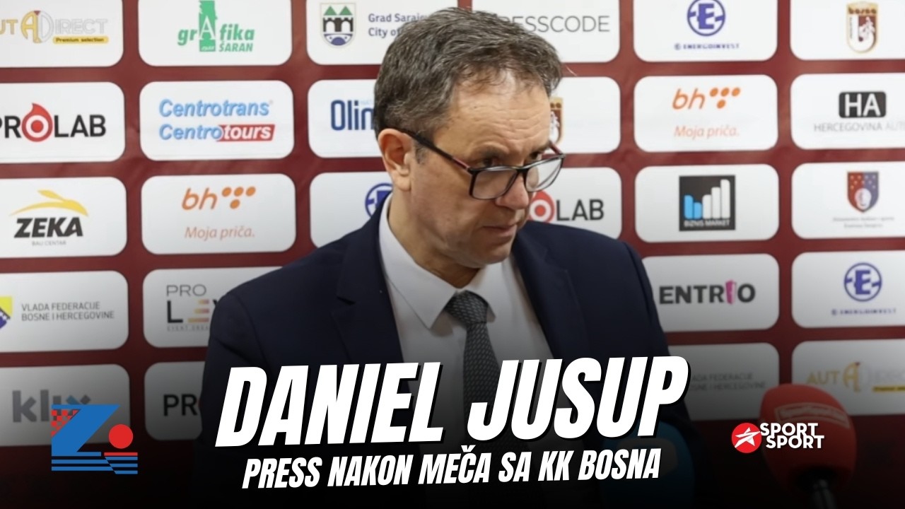 JUSUP NAKON PORAZA OD BOSNE | KK ZADAR PRESS KONFERENCIJA
