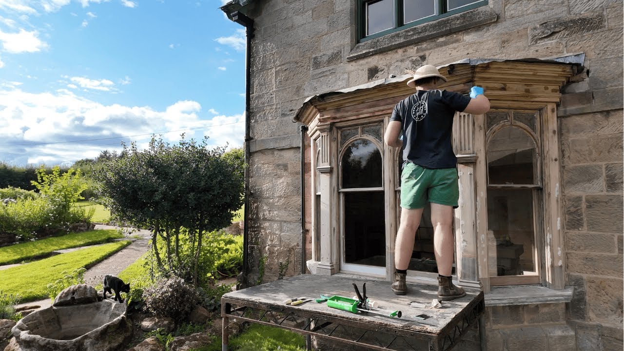 500 Hour Restoration of Our 200 Year Old Bay Windows