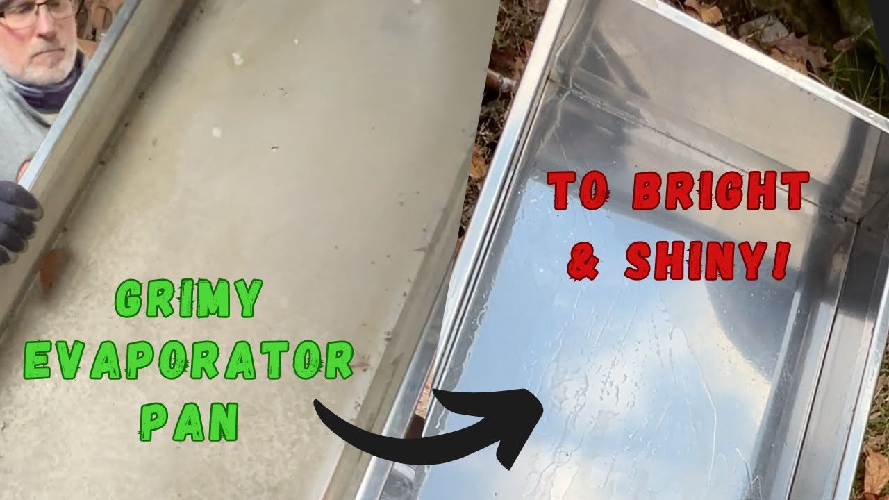 DIY Maple Evaporator Pan Cleaning Made SUPER Easy