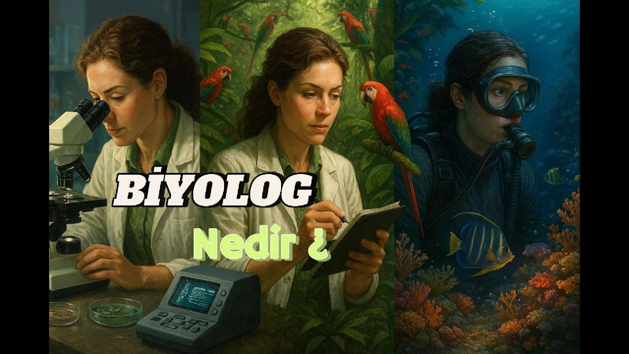 Biyolog - Meslekleri &Ouml;ğreniyorum - A dan Z ye #Meslekler #biyolog