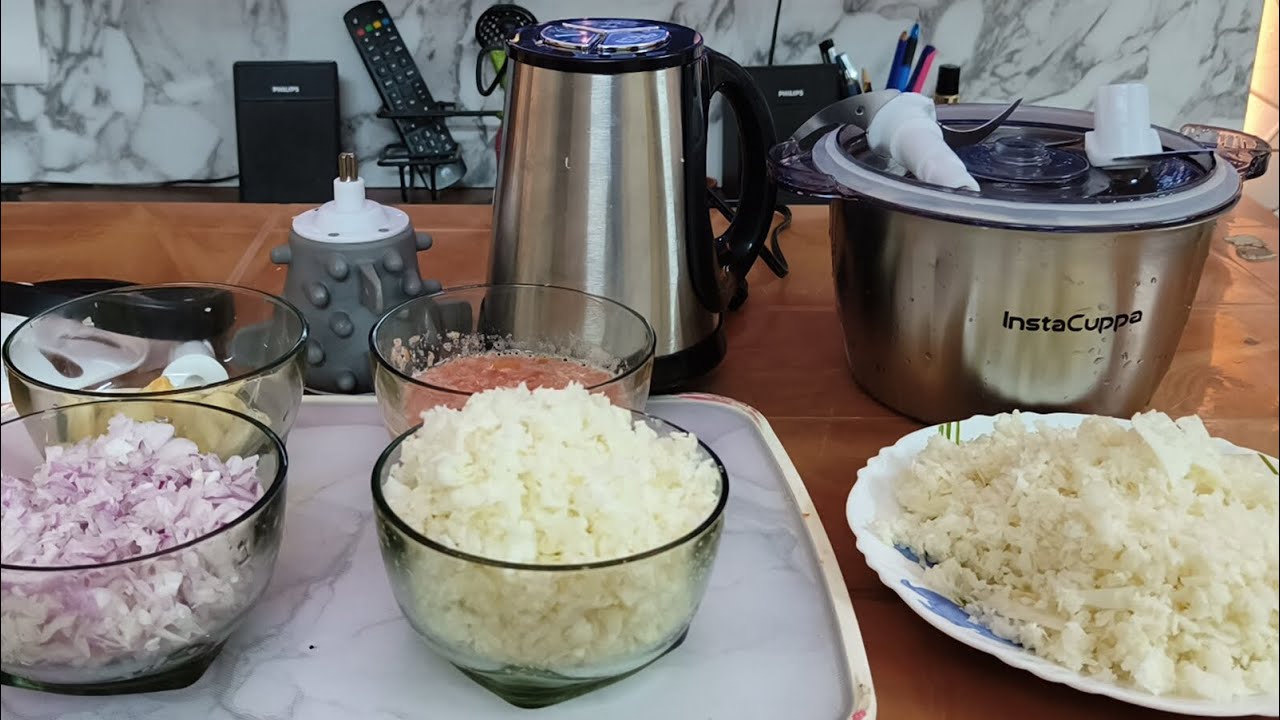 InstaCuppa Premium Electric Chopper | #Unboxing and demo || genuine review #chopper #kitchengadgets