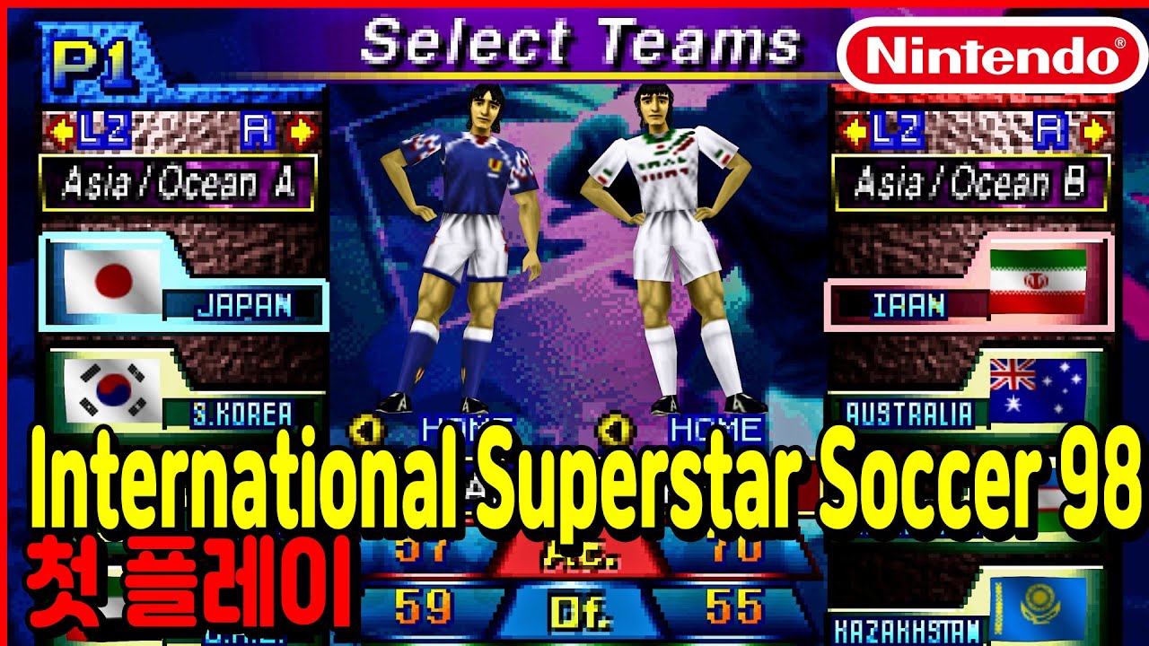 International Superstar Soccer Pro 98 | Nintendo 64 ⁴ᴷ | Japan vs Iran