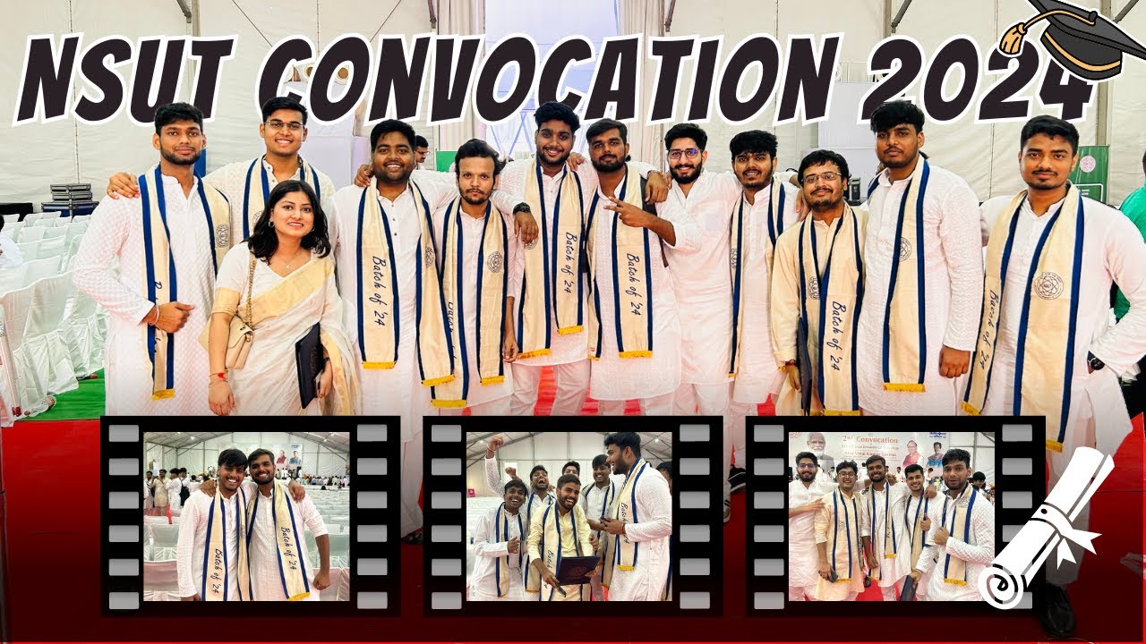 NSUT Convocation 2024 | Arjun Verma