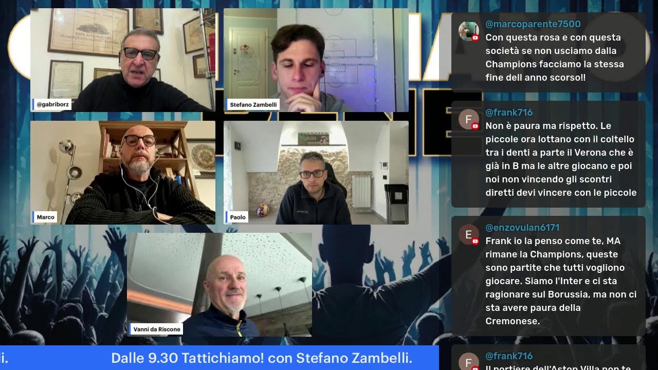 Nerazzurra social Live Stream