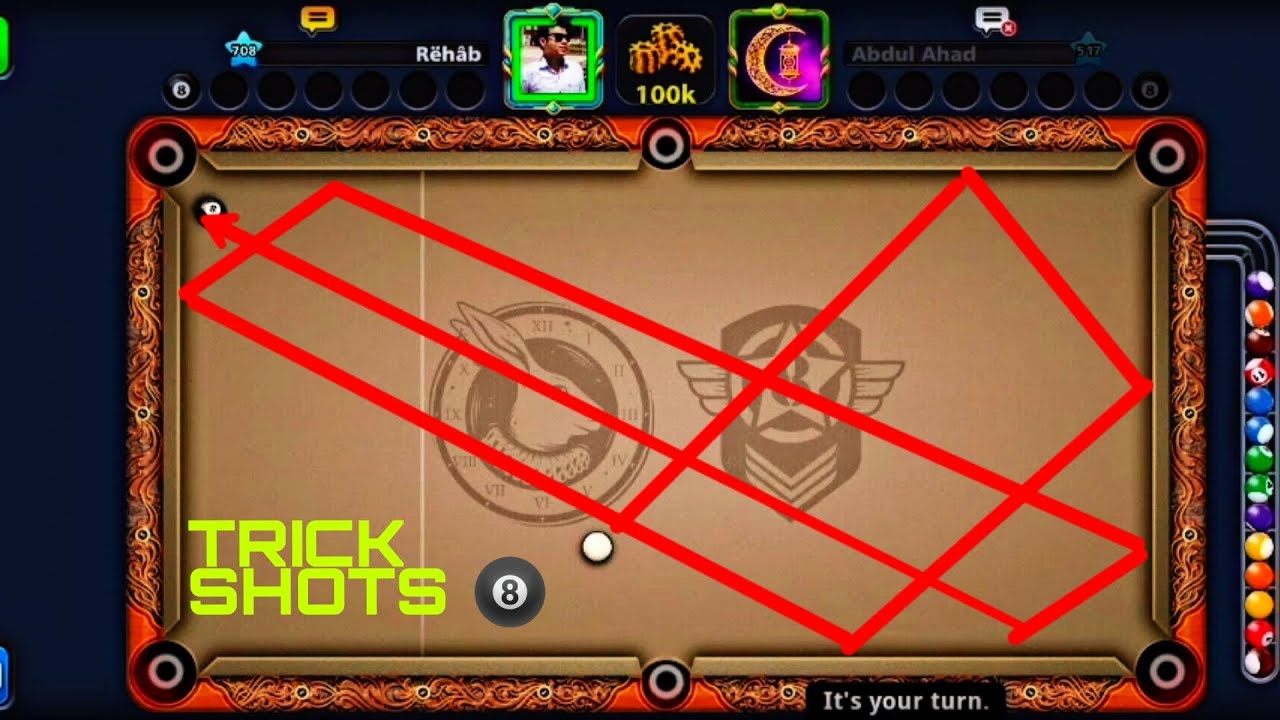 HOW TO LEAVE EVERYONE SPEECHLESS IN 8 BALL POOL 😈#8ballpooltrickshots #miniclip8ballpool