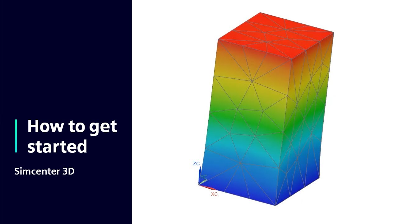 HOW TO | How to get started with Simcenter 3D | Tutorial #HowToSimcenter3D