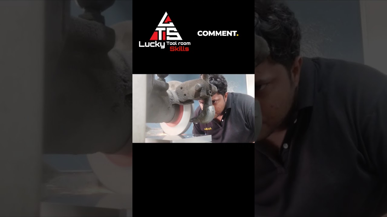 surface grinding job work     |    grinding techniques   #surfacegrinding  #machineshop  #shorts