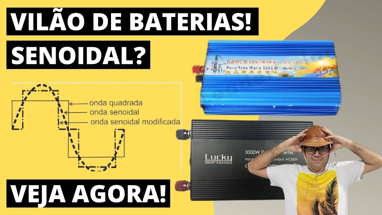 Inversor senoidal pura consome mais bateria que onda modificada?