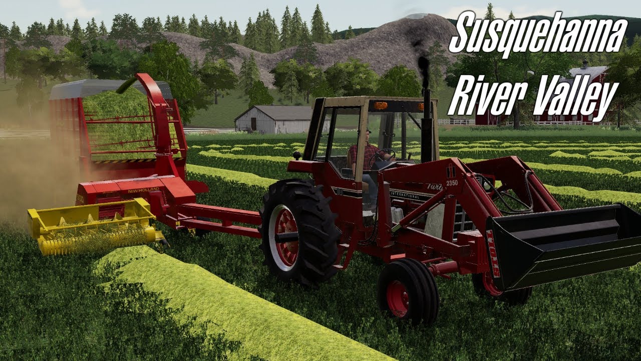 Picking up Alfalfa and getting setup for Wheat harvest on Susquehanna River Valley by Nitrodad - EP8