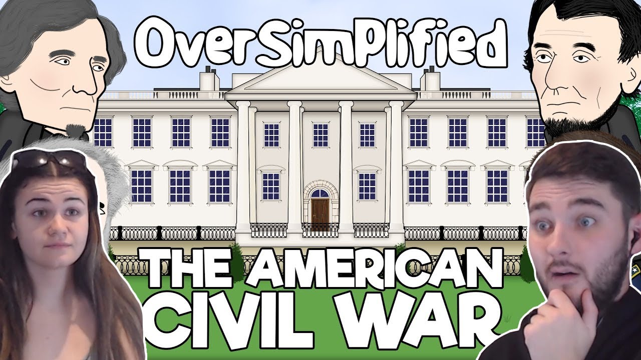 British Couple Reacts to The American Civil War - OverSimplified (Part 2)